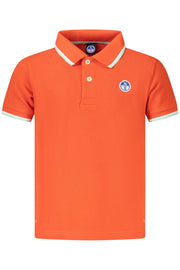 POLO EM ALGODÃO NORTH SAILS CRIANÇA LARANJA