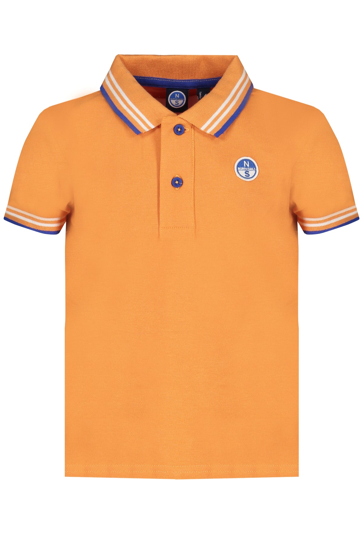 POLO EM ALGODÃO NORTH SAILS CRIANÇA LARANJA
