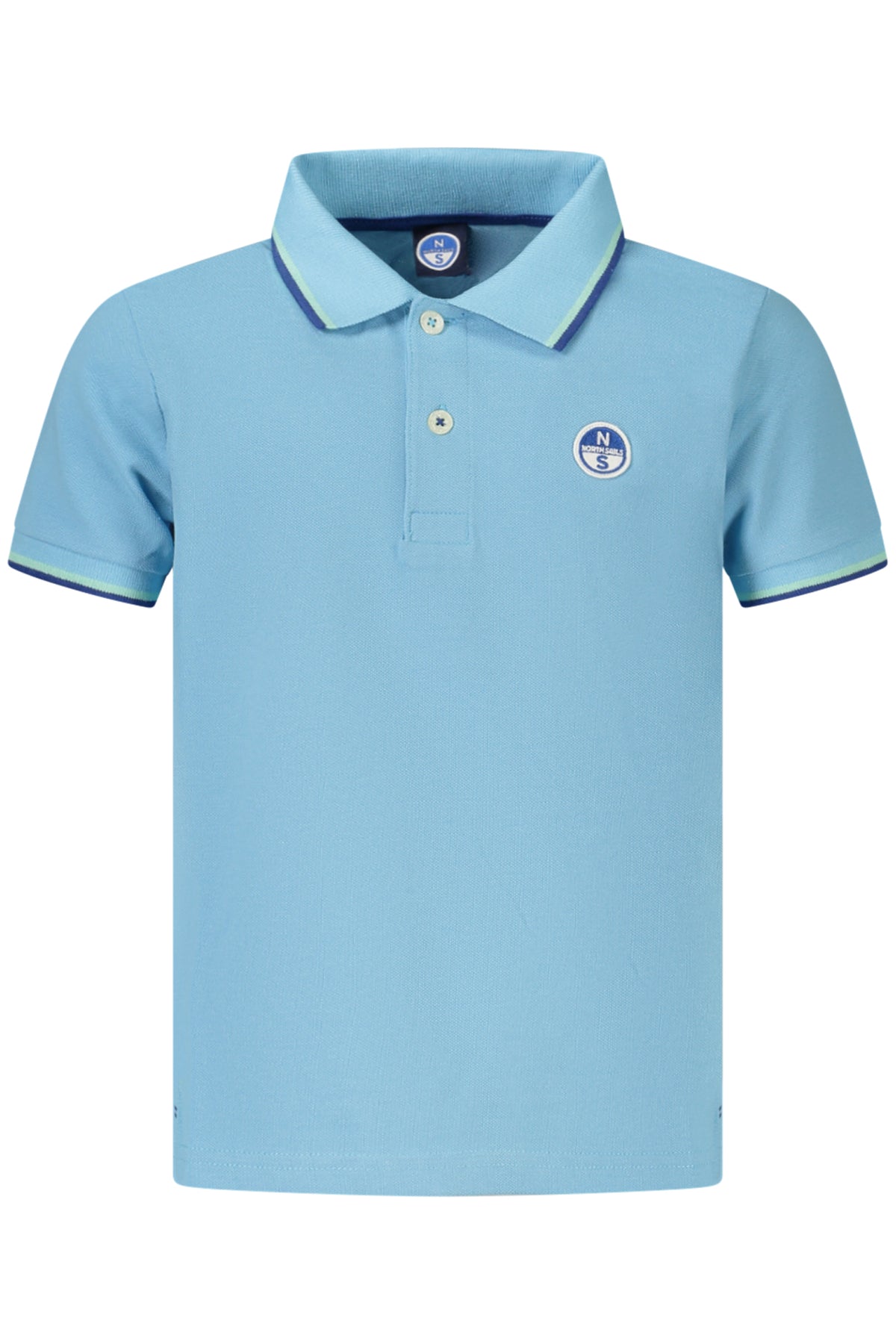 POLO EM ALGODÃO NORTH SAILS CRIANÇA AZUL CLARO