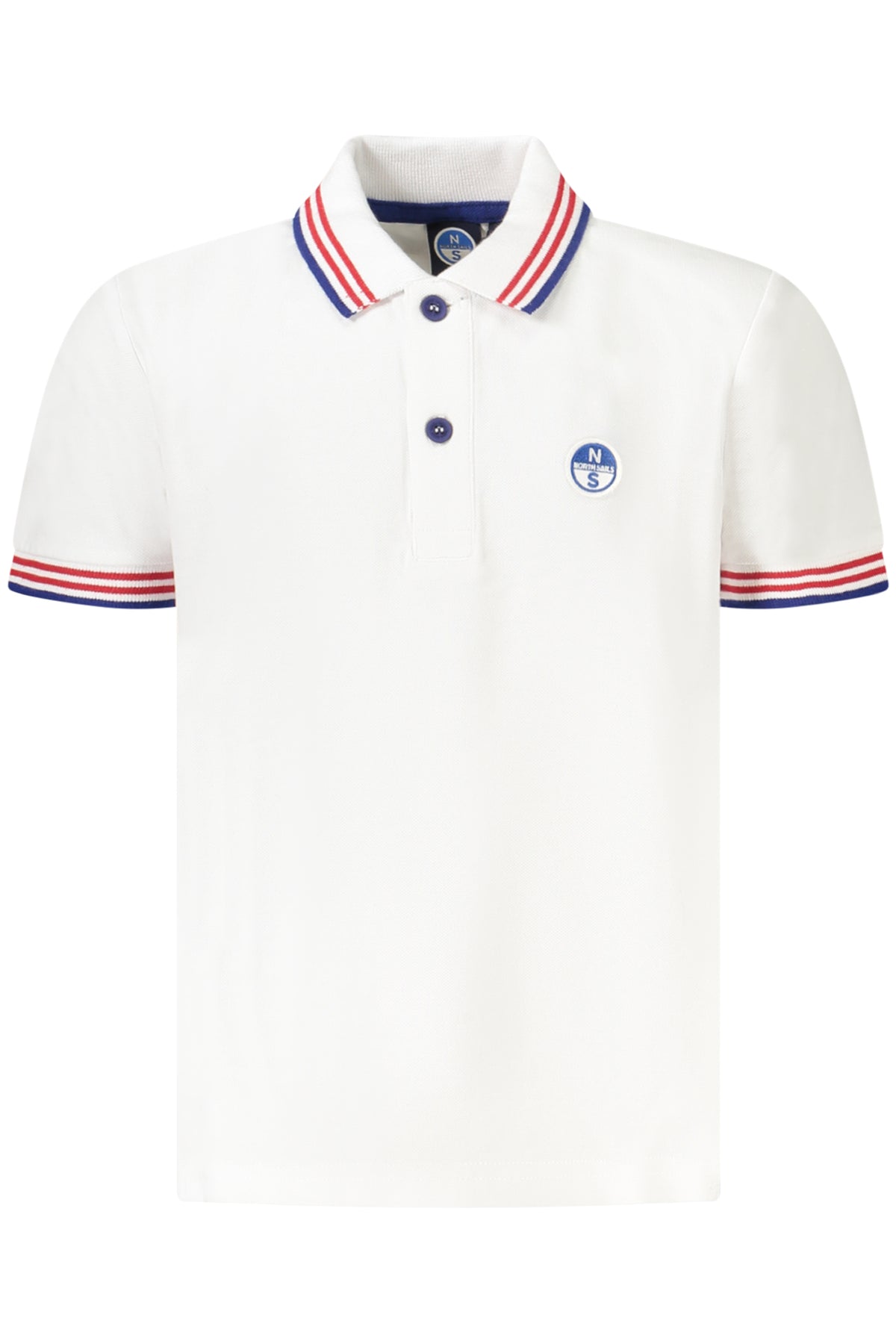 POLO EM ALGODÃO NORTH SAILS CRIANÇA BRANCO