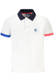 POLO EM ALGODÃO NORTH SAILS CRIANÇA BRANCO