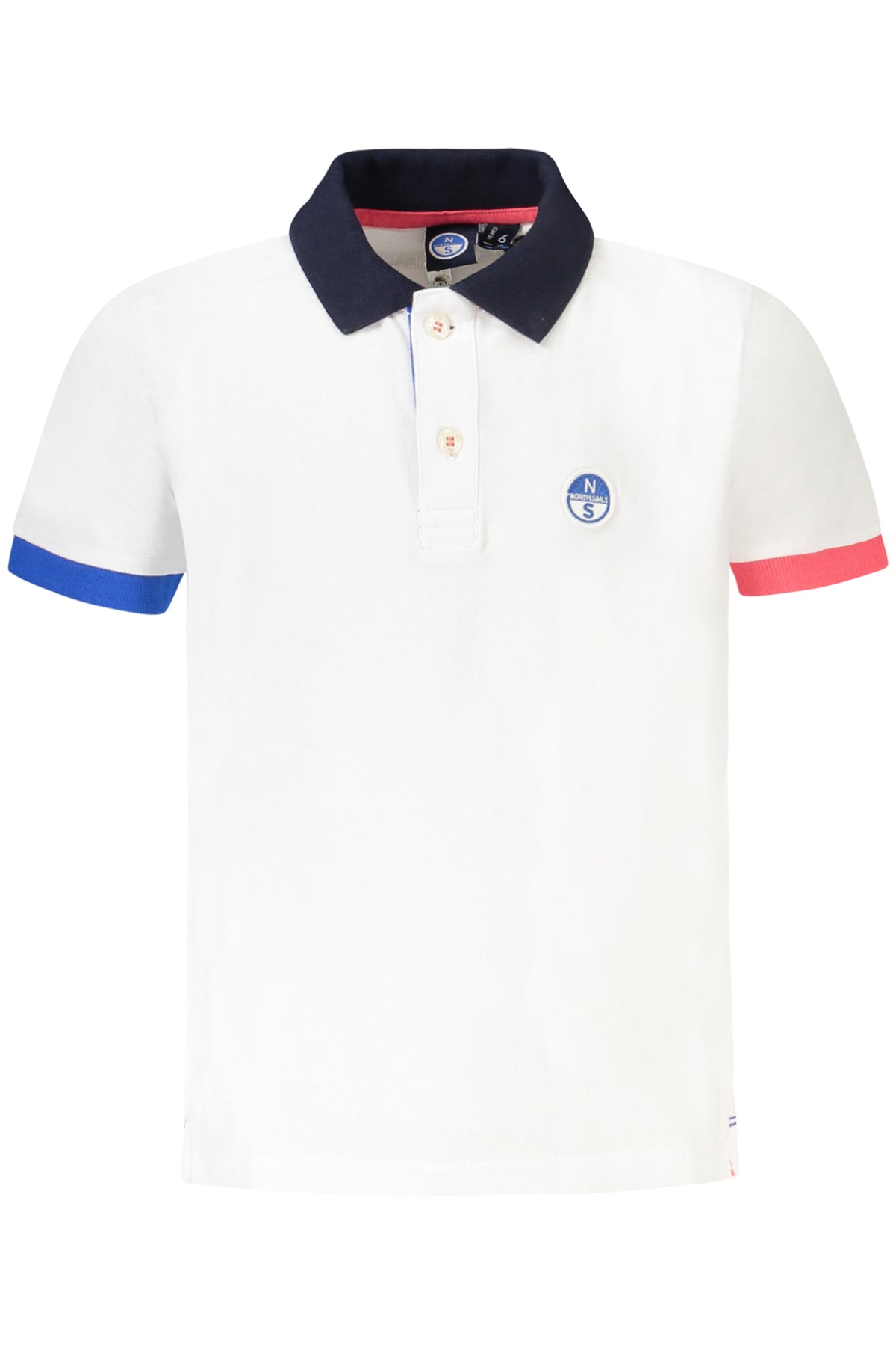 POLO EM ALGODÃO NORTH SAILS CRIANÇA BRANCO