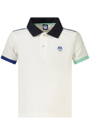 POLO EM ALGODÃO NORTH SAILS CRIANÇA BRANCO