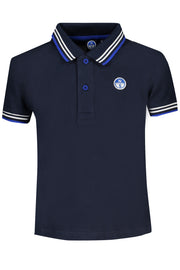 POLO EM ALGODÃO NORTH SAILS CRIANÇA AZUL