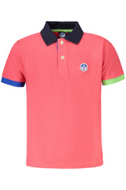 POLO EM ALGODÃO NORTH SAILS CRIANÇA ROSA