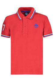 POLO EM ALGODÃO NORTH SAILS CRIANÇA VERMELHO
