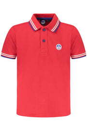 POLO EM ALGODÃO NORTH SAILS CRIANÇA VERMELHO