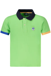 POLO EM ALGODÃO NORTH SAILS CRIANÇA VERDE