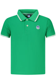 POLO EM ALGODÃO NORTH SAILS CRIANÇA VERDE