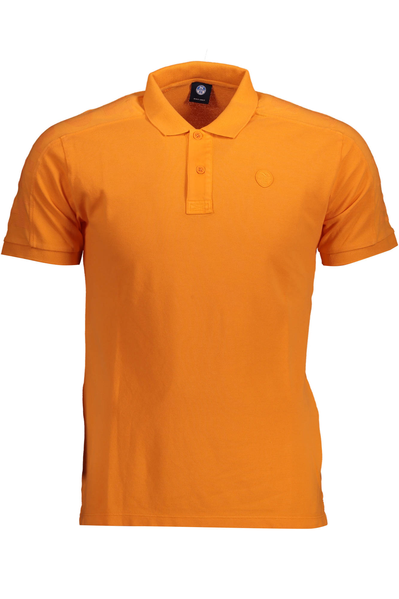 MEN'S NORTH SAILS ORANGE SHORT SLEEVE POLO SHIRT