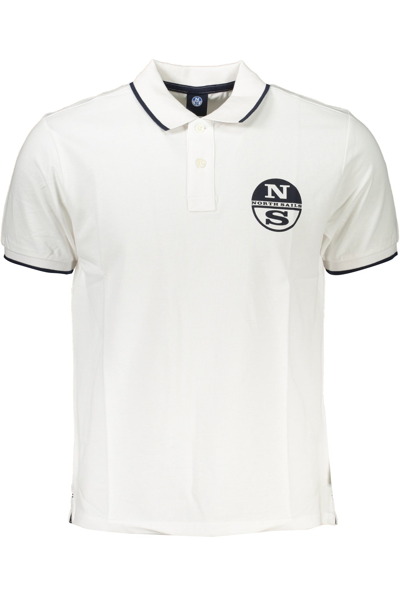 NORTH SAILS MEN'S WHITE SHORT-SLEEVED POLO SHIRT