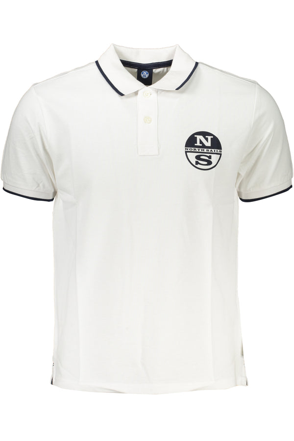 CAMISA POLO NORTH SAILS MASCULINA BRANCA DE MANGA CURTA