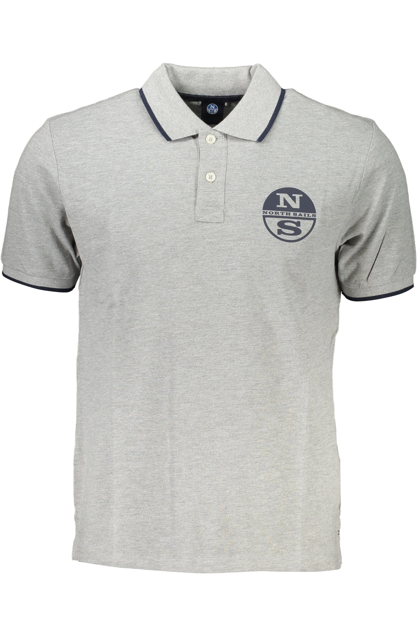 MEN'S GREY SHORT-SLEEVED POLO SHIRT NORTH SAILS
