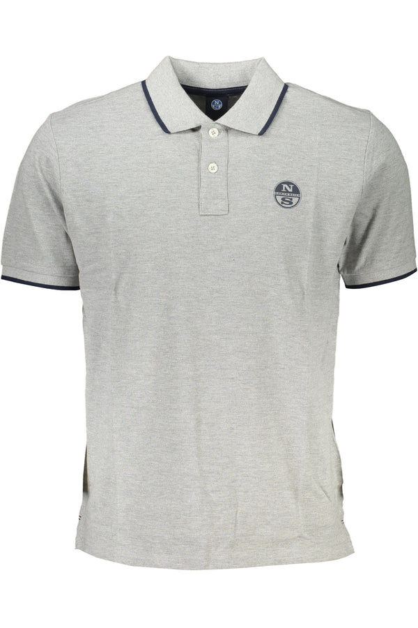 CAMISA POLO DE MANGA CURTA CINZA PARA HOMEM NORTH SAILS