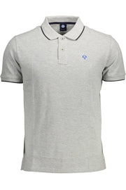 NORTH SAILS MEN'S SHORT SLEEVE POLO SHIRT GREY