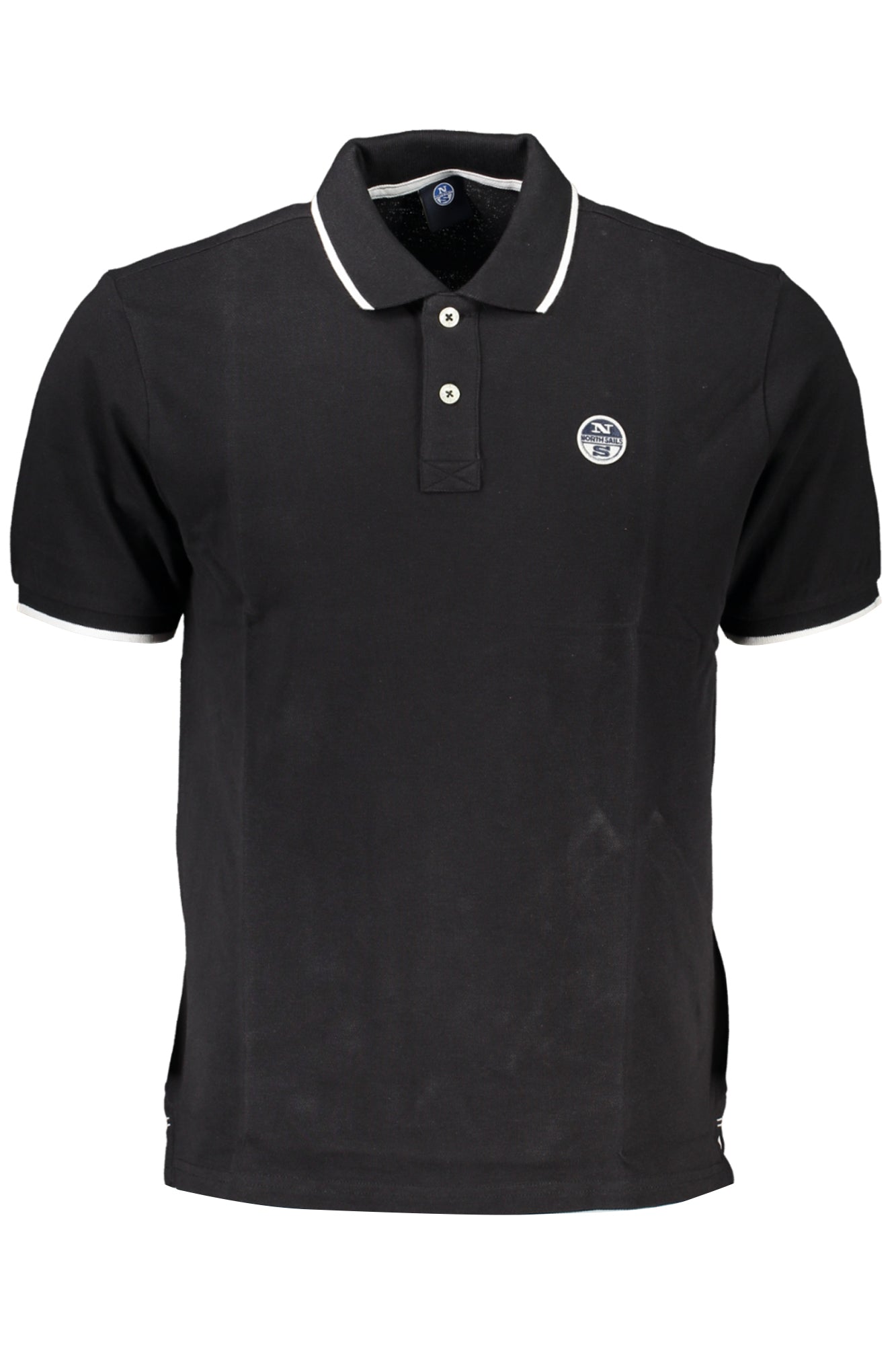 NORTH SAILS MEN'S BLACK SHORT SLEEVE POLO SHIRT