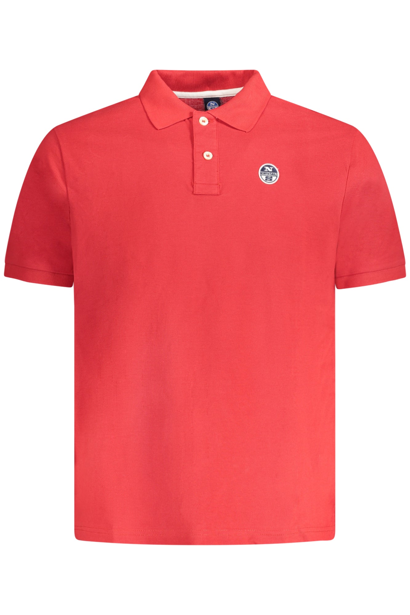 MEN'S NORTH SAILS RED SHORT SLEEVE POLO SHIRT