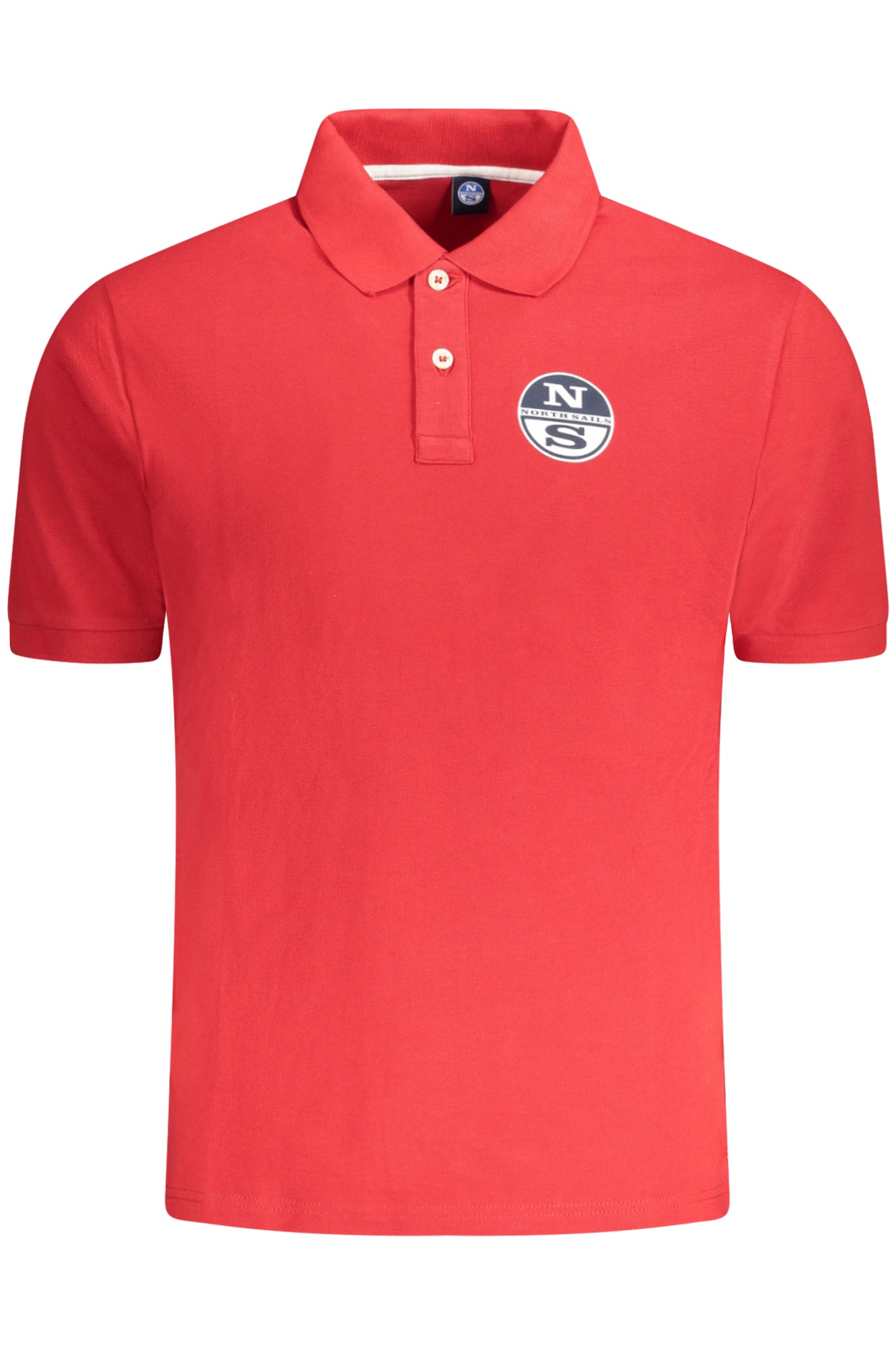MEN'S NORTH SAILS RED SHORT SLEEVE POLO SHIRT