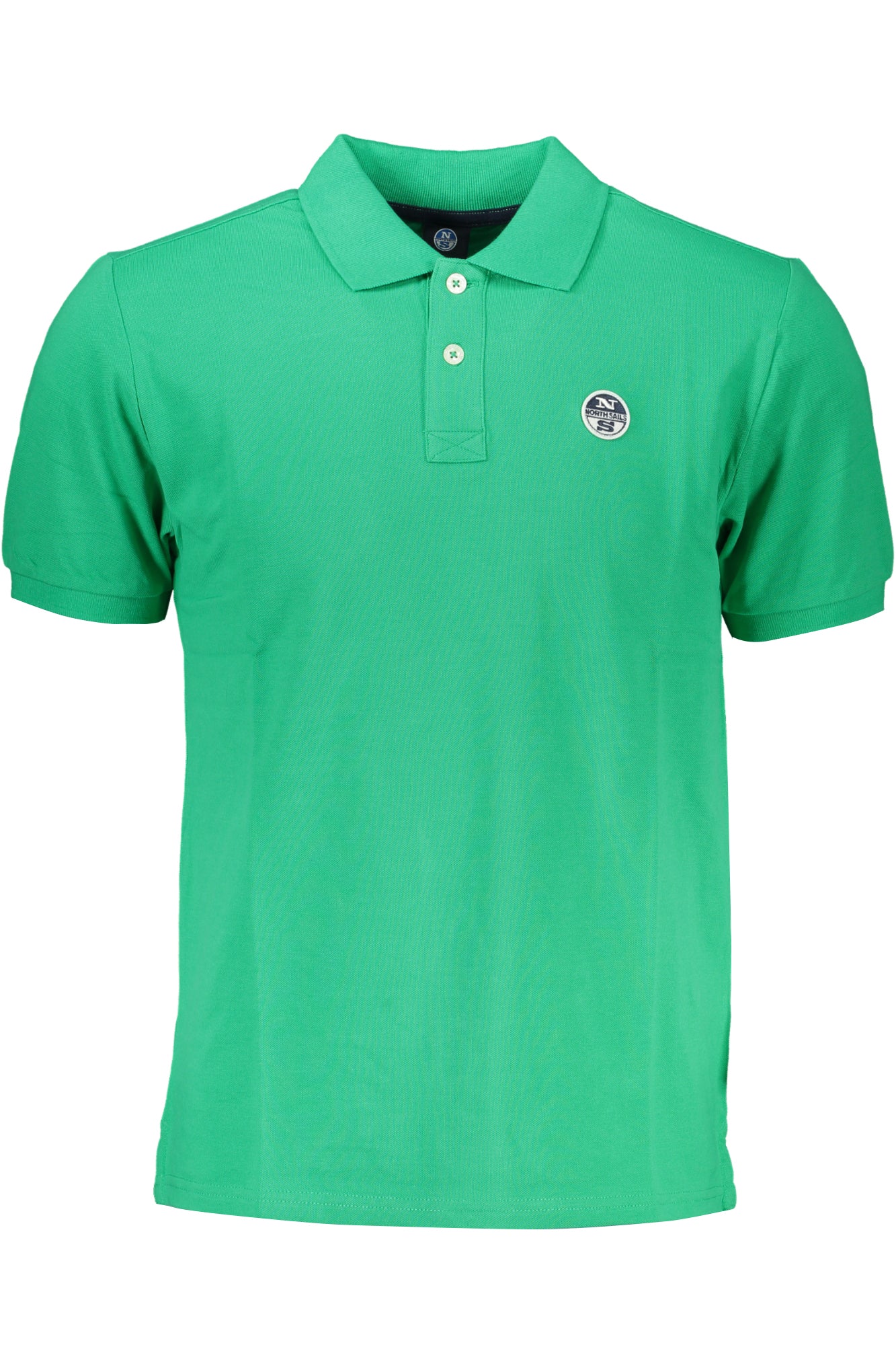 MEN'S NORTH SAILS GREEN SHORT SLEEVE POLO SHIRT