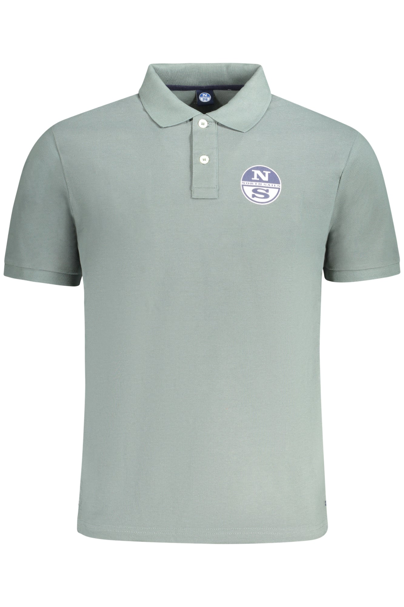 MEN'S GREEN NORTH SAILS SHORT-SLEEVED POLO SHIRT