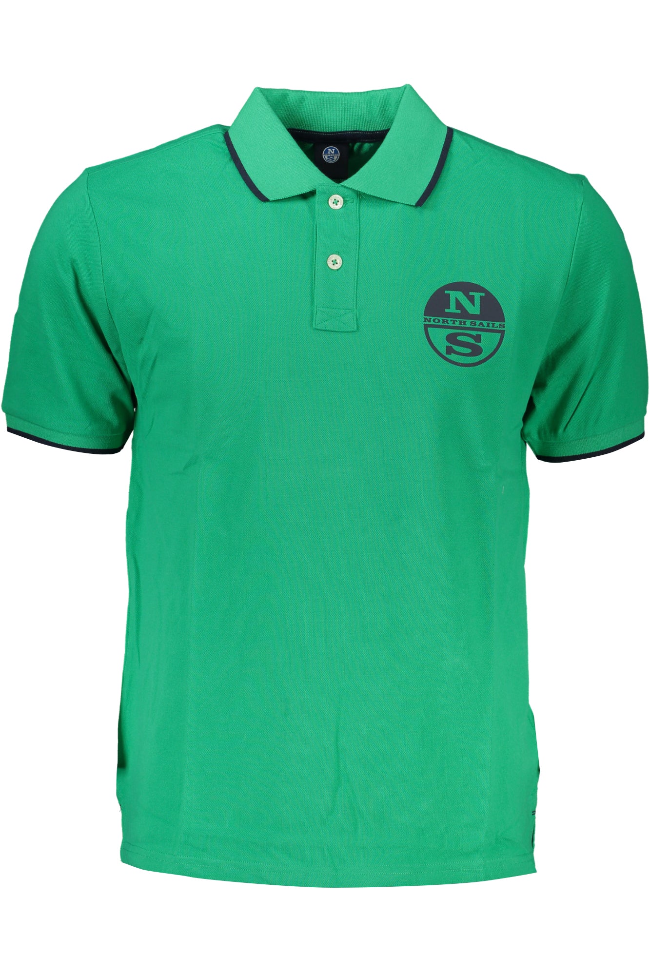 MEN'S NORTH SAILS GREEN SHORT SLEEVE POLO SHIRT