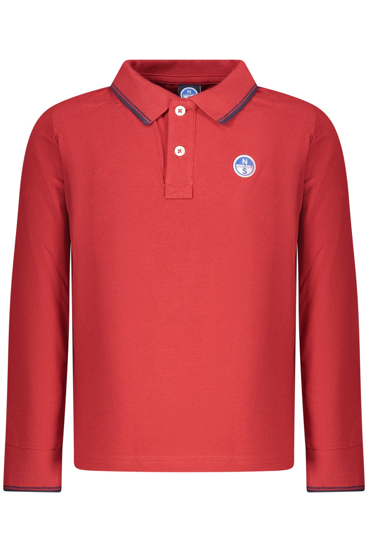 POLO EM ALGODÃO NORTH SAILS CRIANÇA VERMELHO
