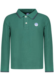 POLO EM ALGODÃO NORTH SAILS CRIANÇA VERDE