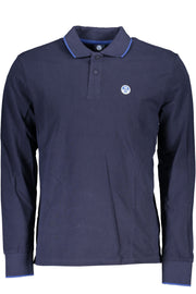 POLO EM ALGODÃO NORTH SAILS HOMEM AZUL