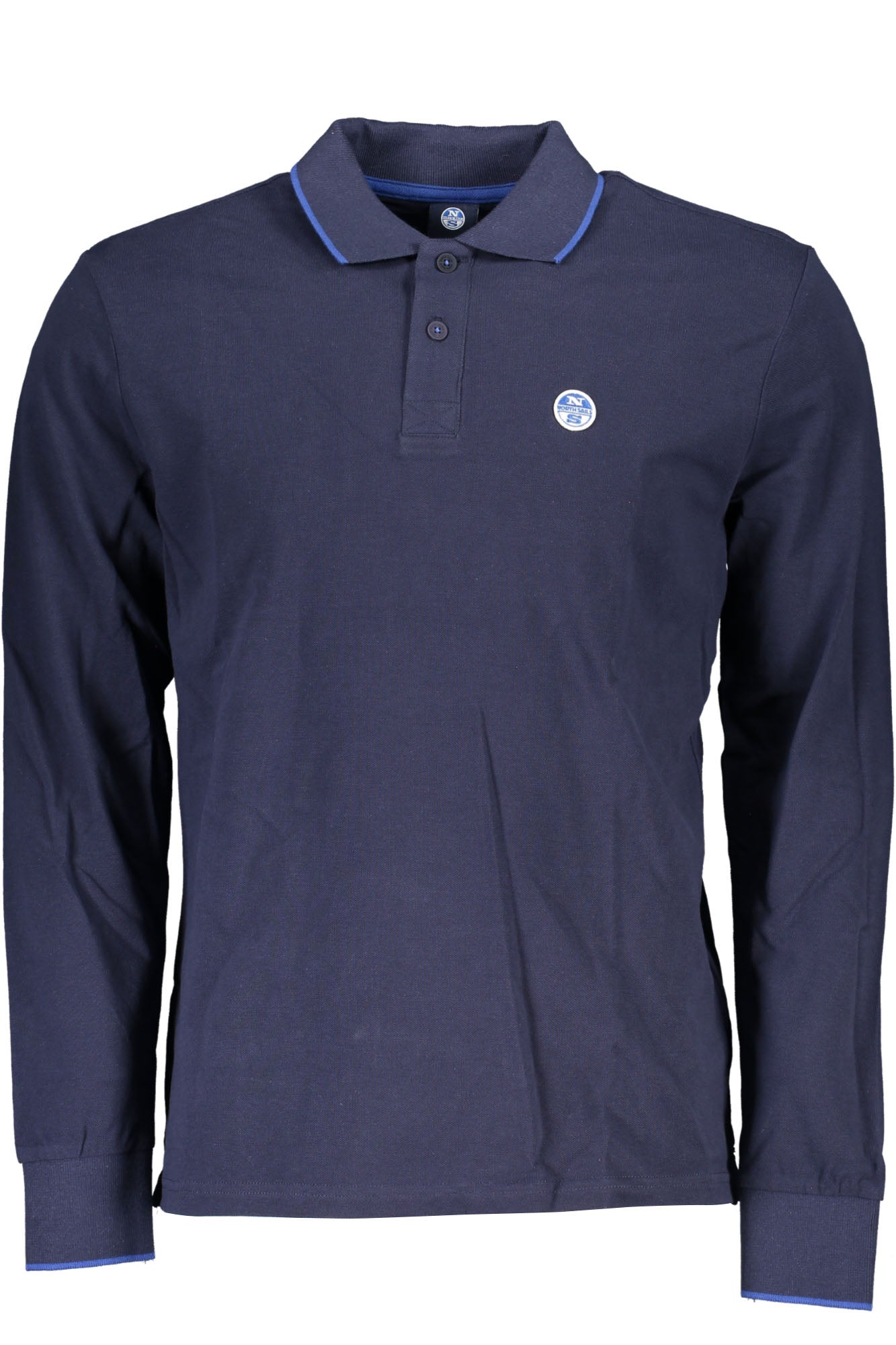 NORTH SAILS MEN'S LONG SLEEVE POLO SHIRT BLUE