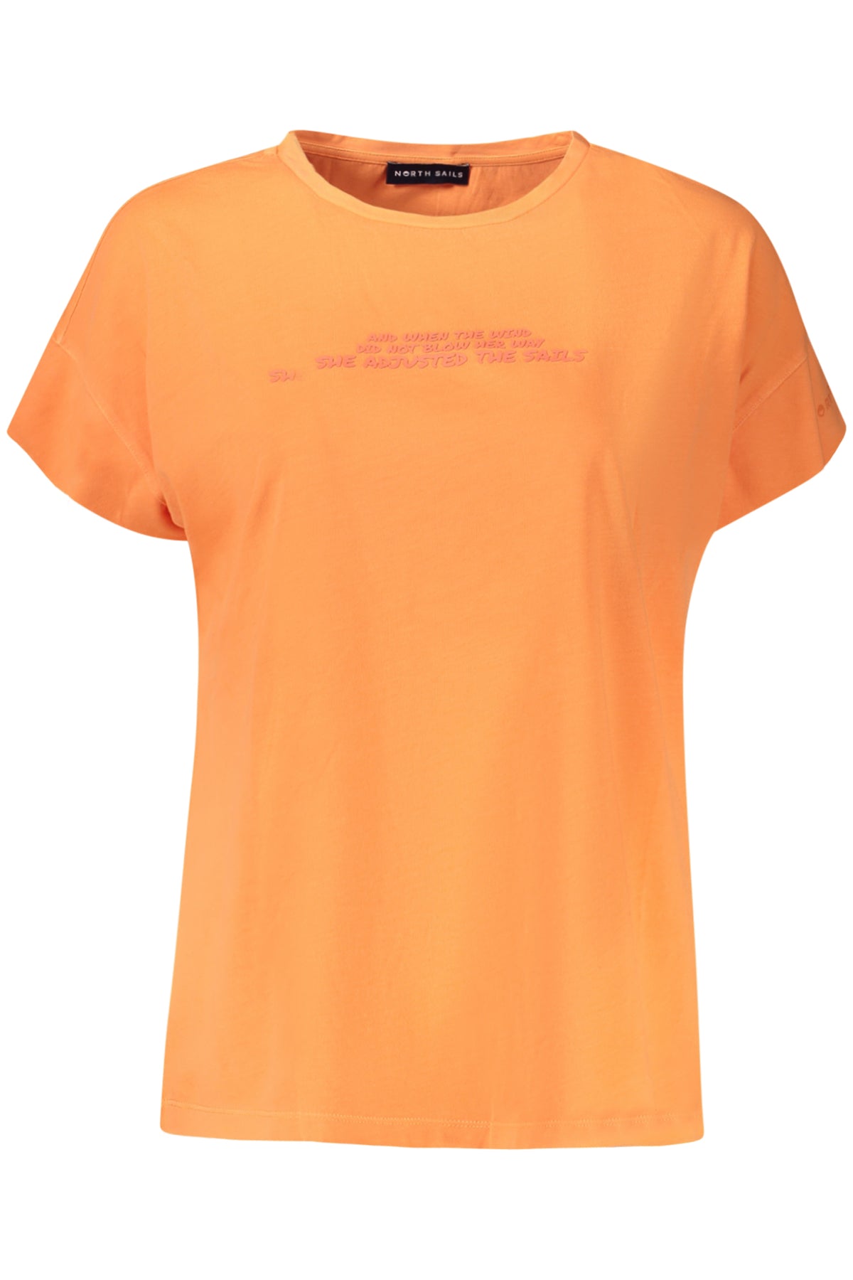 T-SHIRT EM ALGODÃO NORTH SAILS MULHER LARANJA