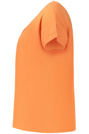T-SHIRT EM ALGODÃO NORTH SAILS MULHER LARANJA