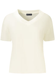 T-SHIRT EM LINHO NORTH SAILS MULHER BRANCA