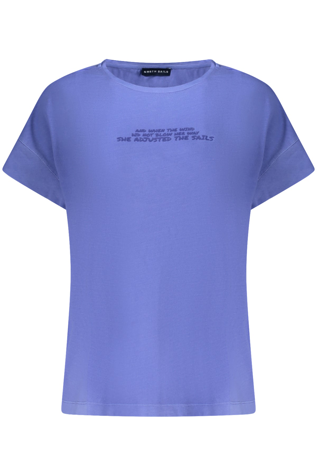 T-SHIRT EM ALGODÃO NORTH SAILS MULHER AZUL