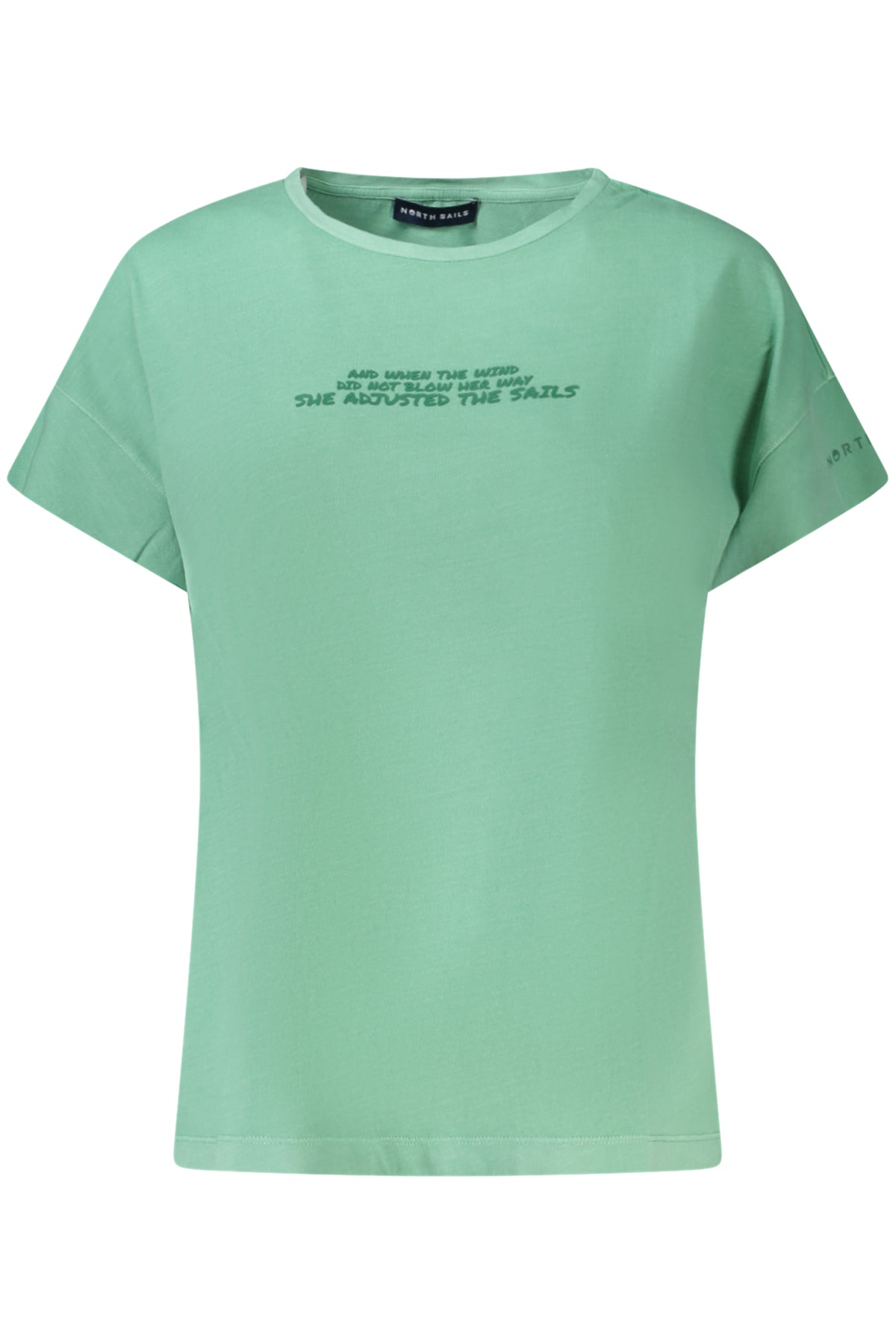 T-SHIRT EM ALGODÃO NORTH SAILS MULHER VERDE