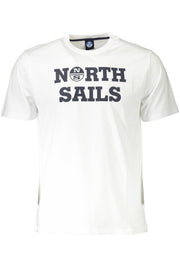 MEN'S WHITE NORTH SAILS SHORT SLEEVE T-SHIRT