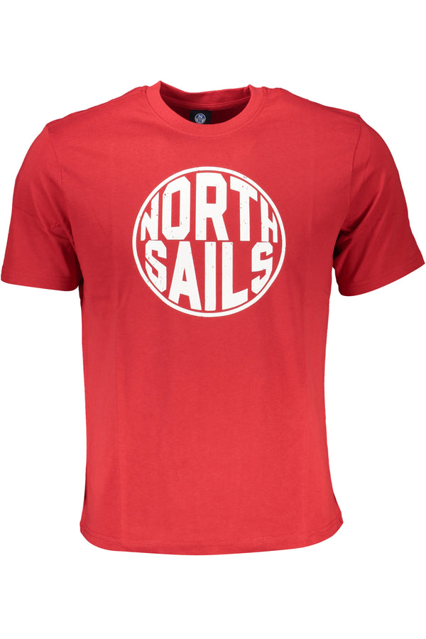 T-SHIRT DE MANGA CURTA HOMEM NORTH SAILS VERMELHA