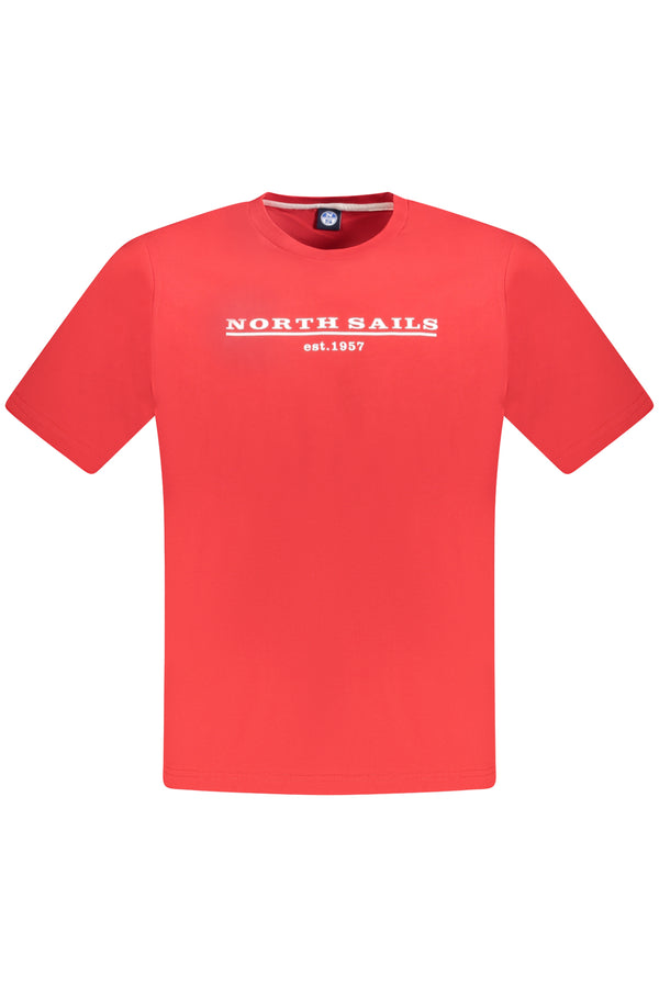 T-SHIRT DE MANGA CURTA HOMEM NORTH SAILS VERMELHA