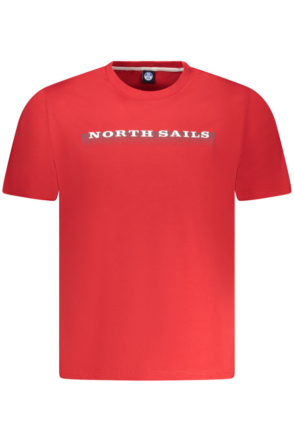 T-SHIRT DE MANGA CURTA HOMEM NORTH SAILS VERMELHA