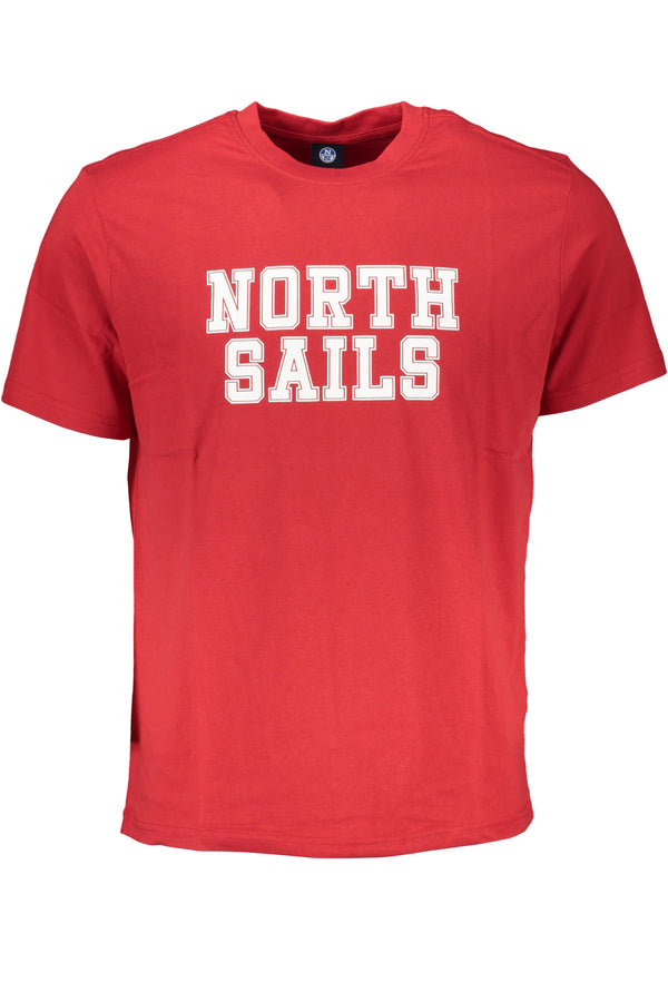 T-SHIRT DE MANGA CURTA HOMEM NORTH SAILS VERMELHA