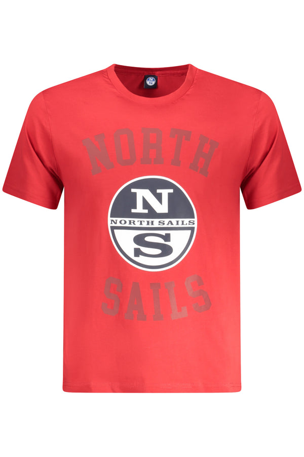 T-SHIRT DE MANGA CURTA HOMEM NORTH SAILS VERMELHA