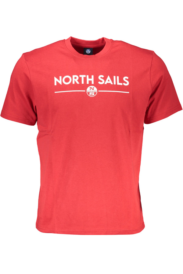 T-SHIRT DE MANGA CURTA HOMEM NORTH SAILS VERMELHA