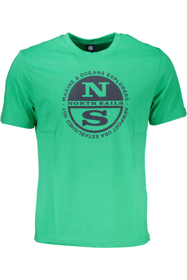 T-SHIRT DE MANGA CURTA HOMEM VERDE NORTH SAILS
