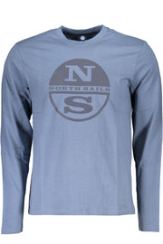 T-SHIRT EM ALGODÃO NORTH SAILS HOMEM AZUL