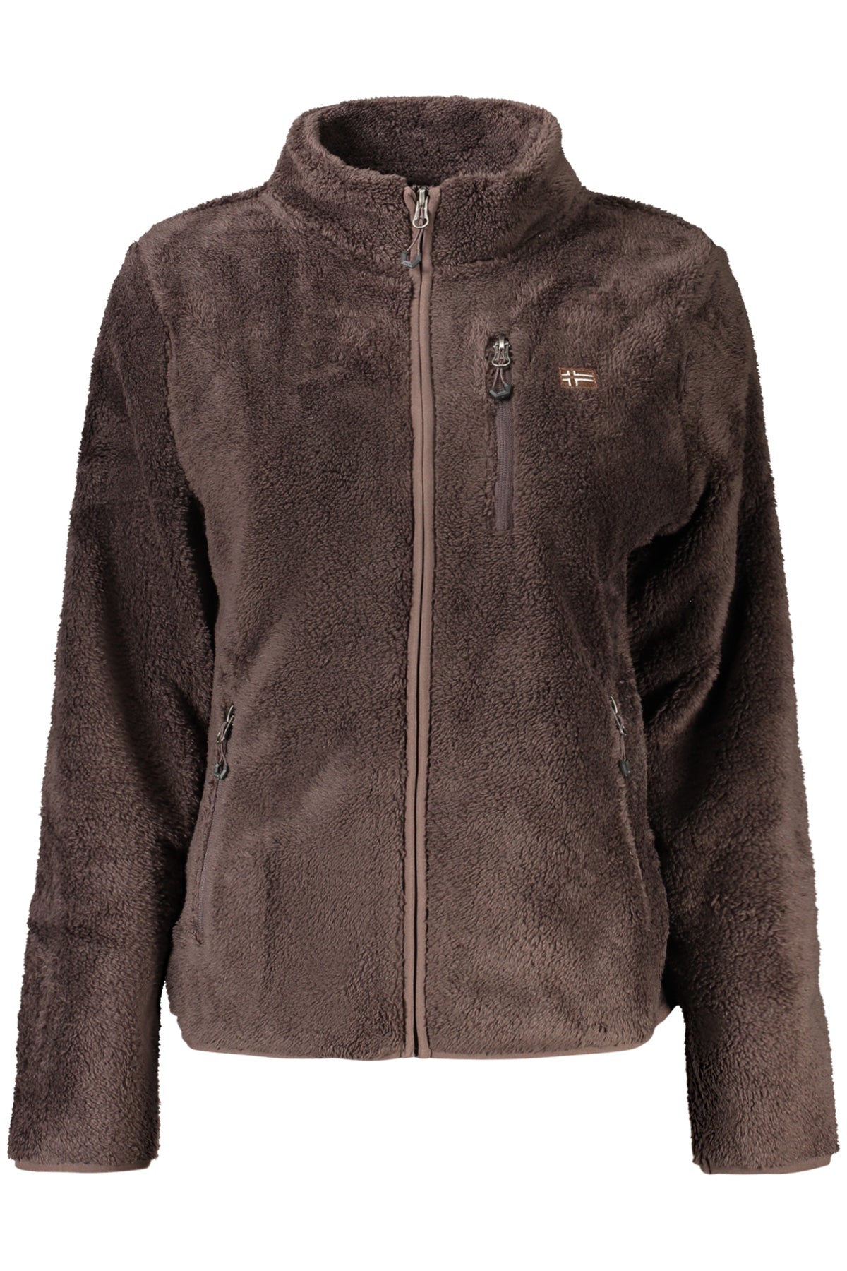 SWEATSHIRT COM FECHO NORWAY 1963 MULHER CASTANHA