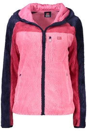 BLUSÃO COM CAPUZ NORWAY 1963 MULHER ROSA
