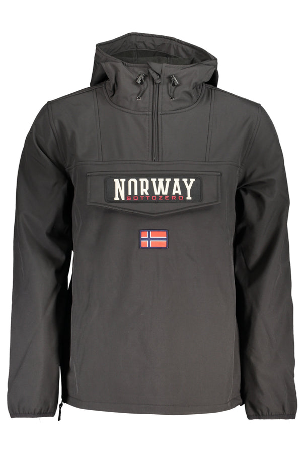 JAQUETA ESPORTIVA MASCULINA NORUEGA 1963 PRETA