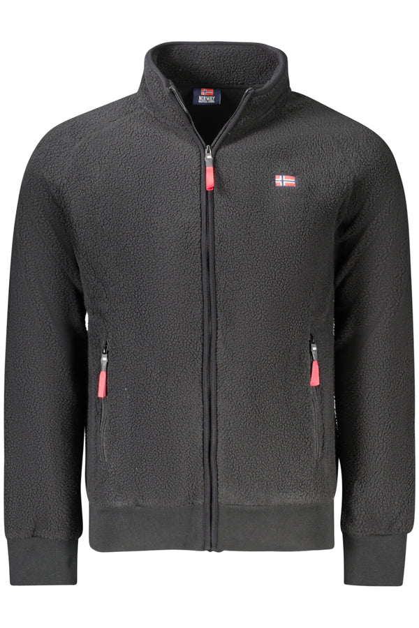 NORUEGA 1963 CASACO ESPORTIVO PRETO MASCULINO
