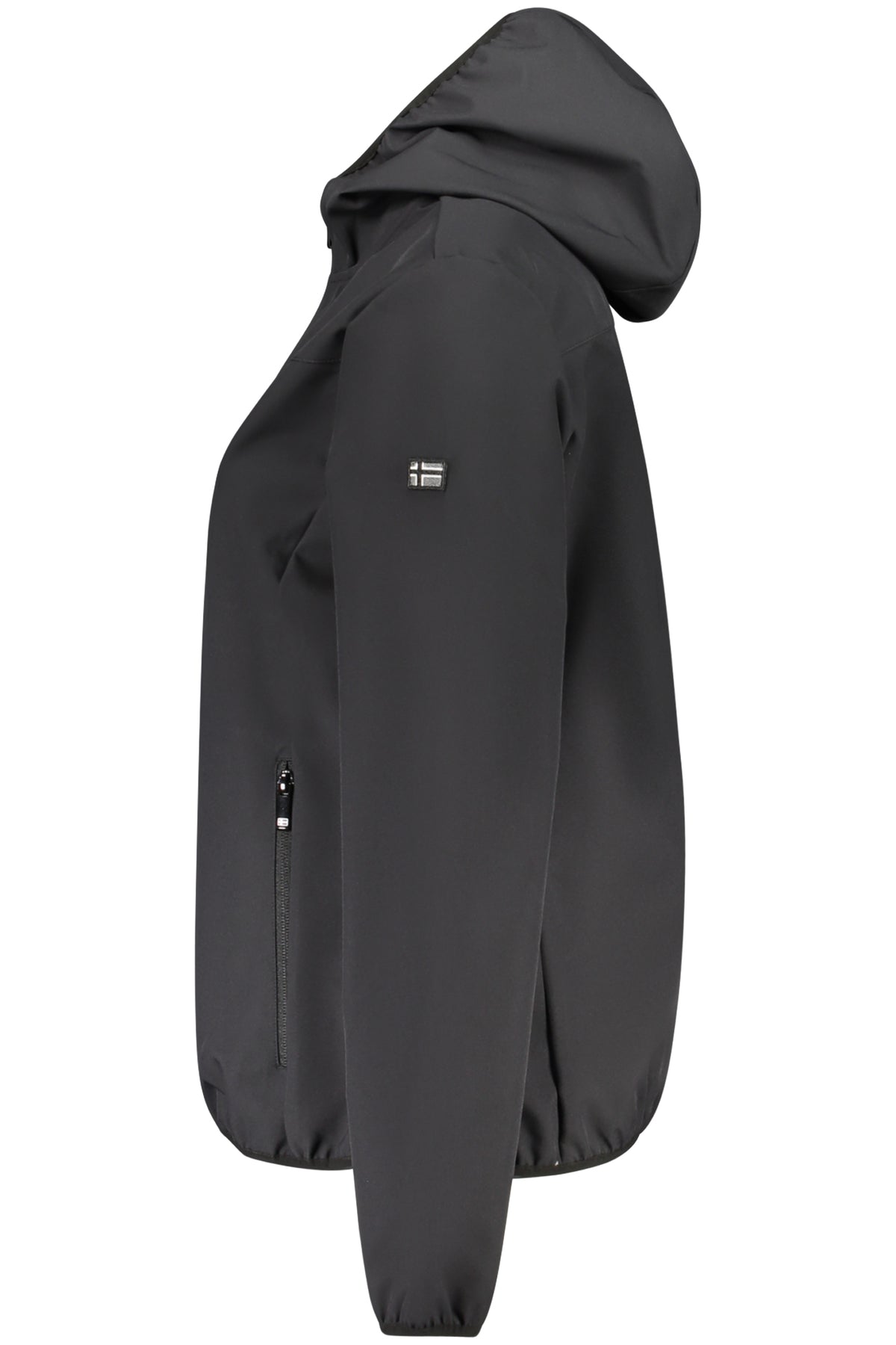 BLUSÃO COM CAPUZ NORWAY 1963 MULHER PRETO