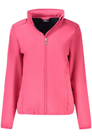 BLUSÃO COM CAPUZ NORWAY 1963 MULHER ROSA