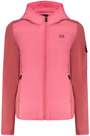 BLUSÃO COM CAPUZ NORWAY 1963 MULHER ROSA